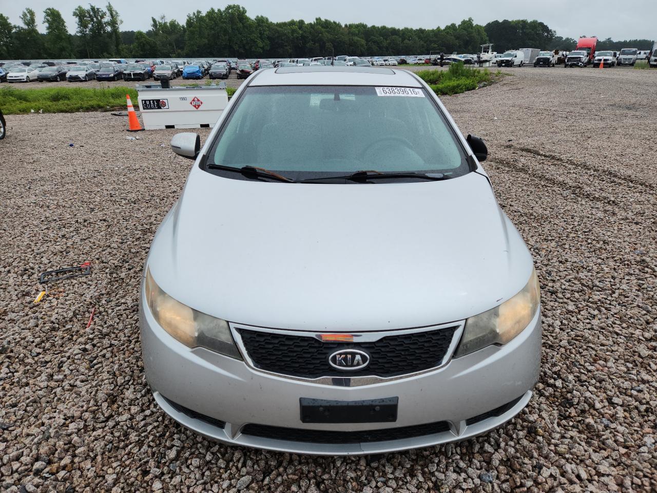 2011 Kia Forte Ex Silver vin: KNAFU4A26B5374430