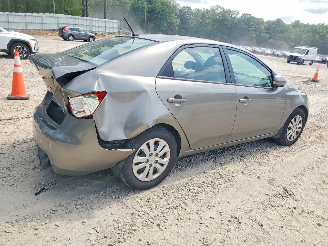 2011 Kia Forte Ex Gray vin: KNAFU4A26B5385461