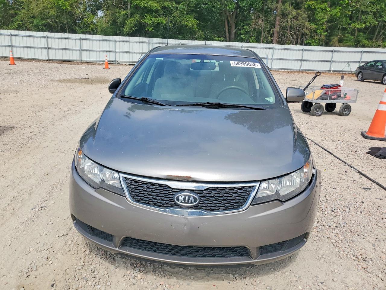 2011 Kia Forte Ex Gray vin: KNAFU4A26B5385461