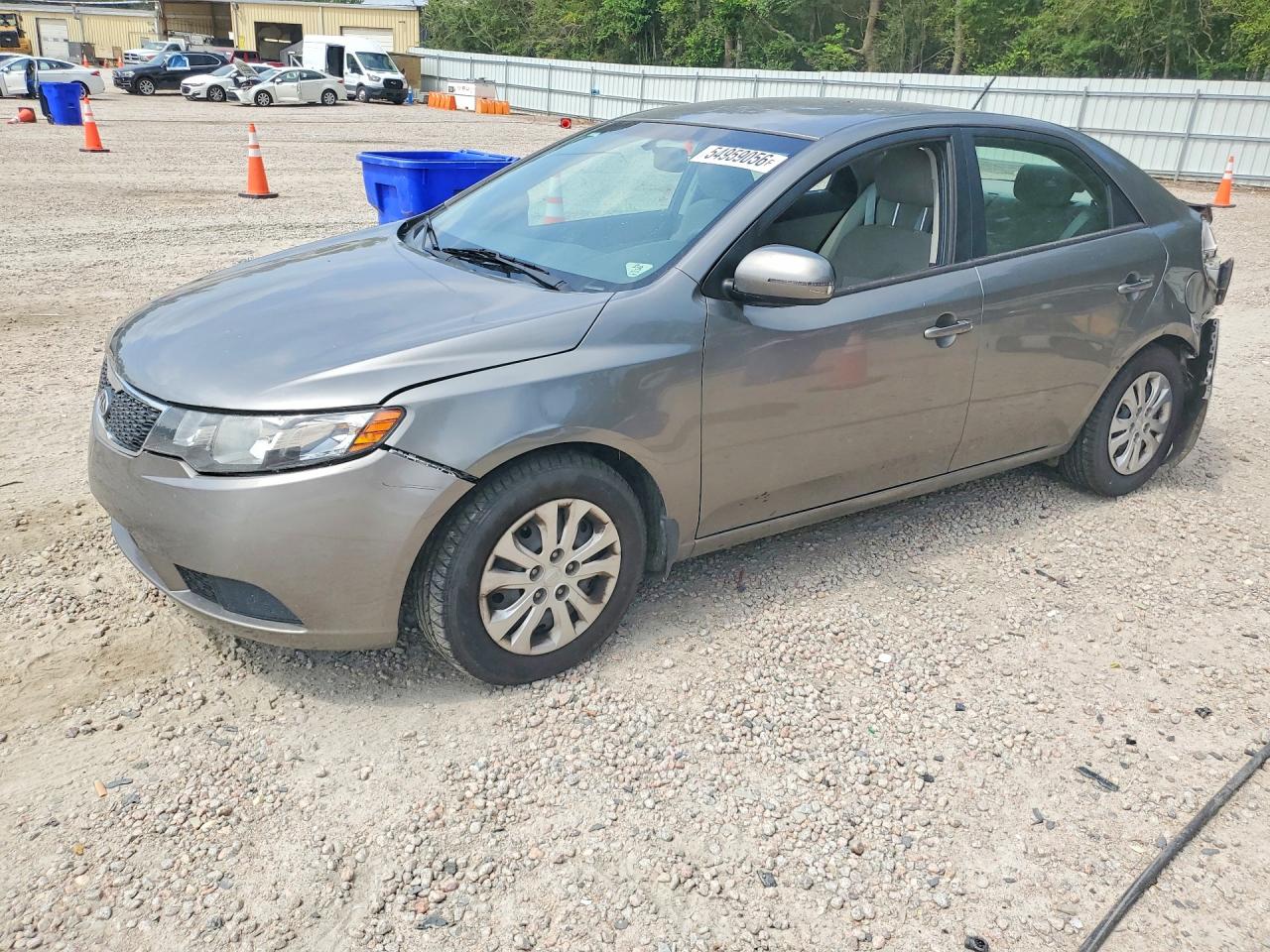 2011 Kia Forte Ex Gray vin: KNAFU4A26B5385461