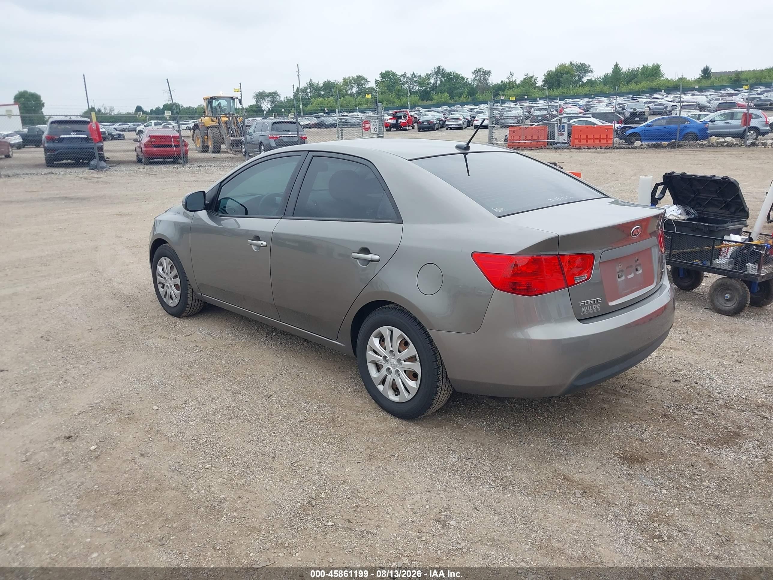 2011 Kia Forte Ex Beige vin: KNAFU4A26B5886432