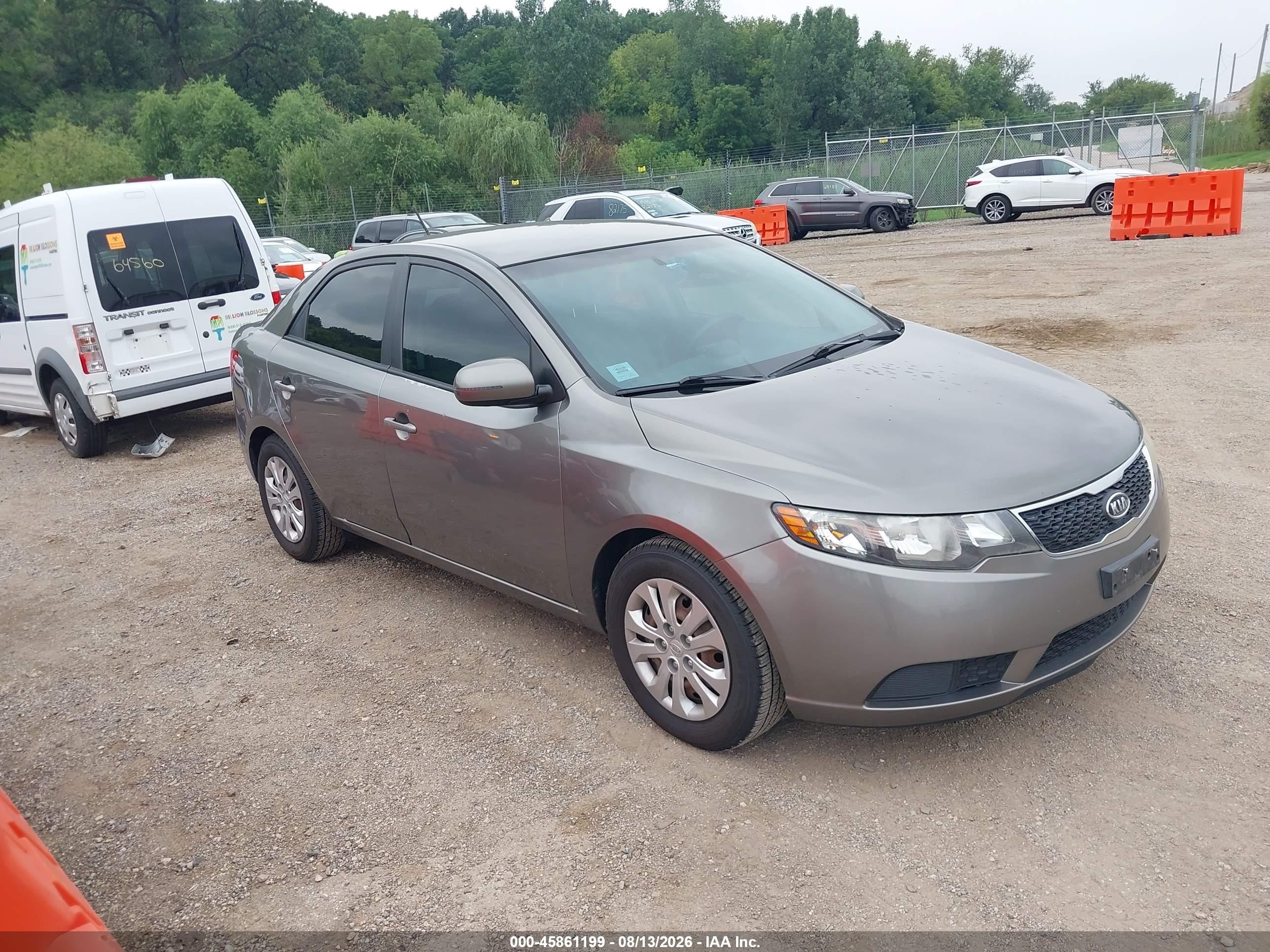 2011 Kia Forte Ex Beige vin: KNAFU4A26B5886432