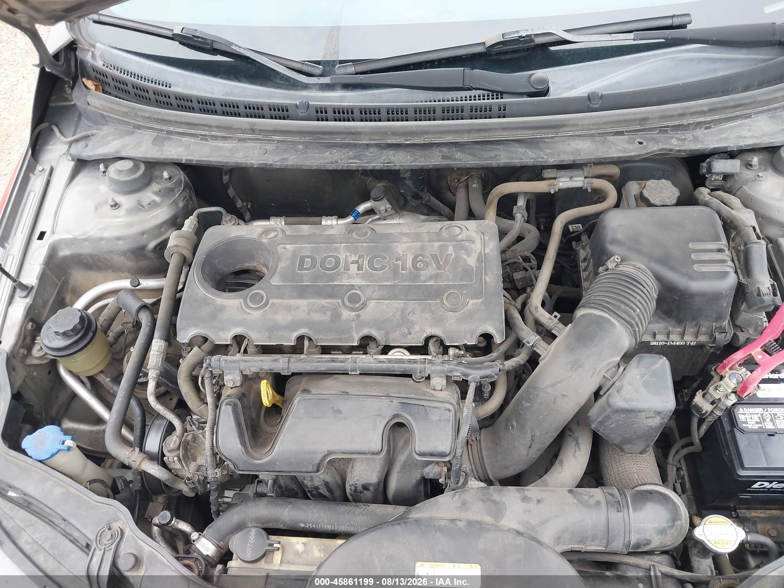 2011 Kia Forte Ex Beige vin: KNAFU4A26B5886432