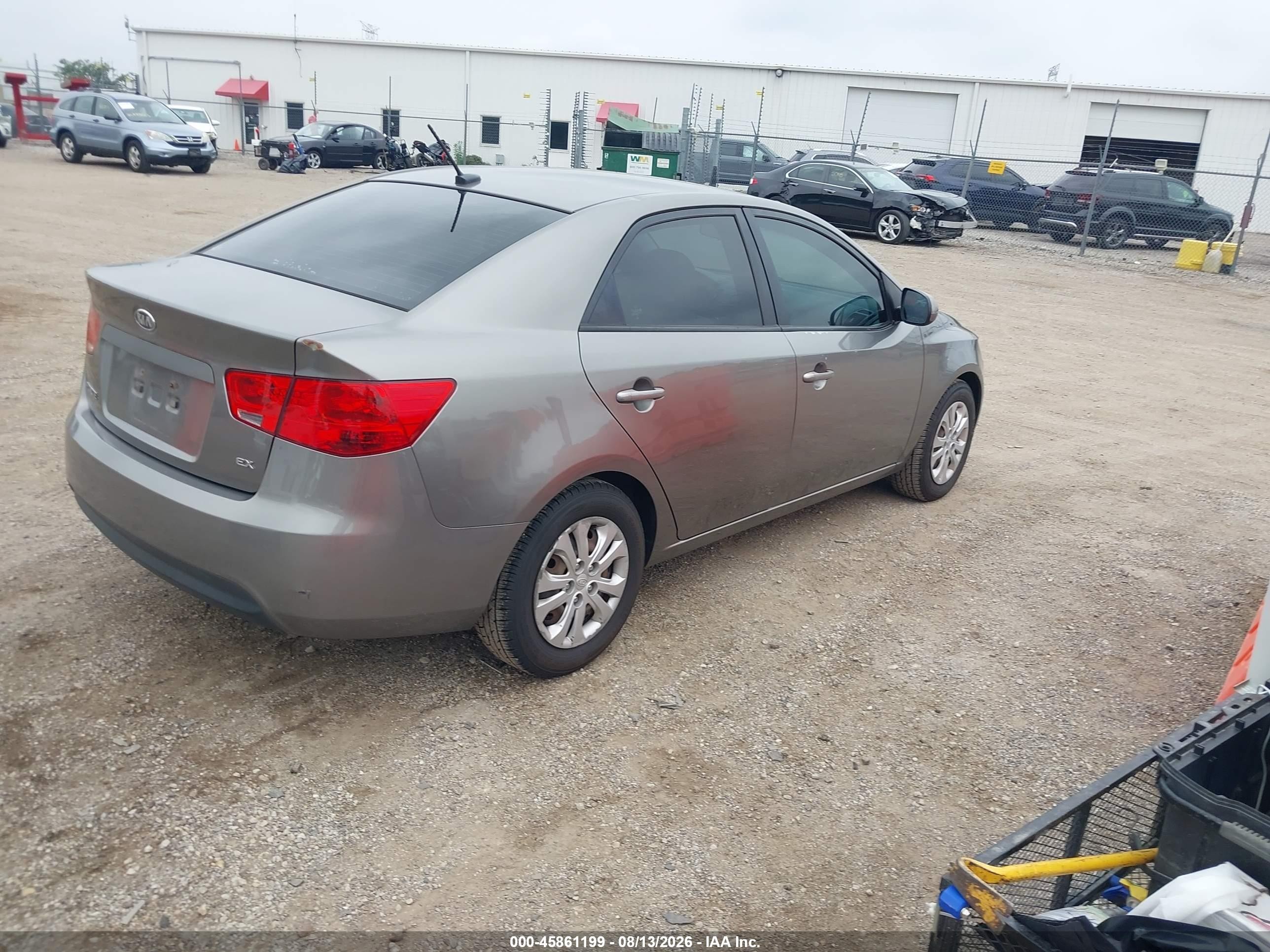 2011 Kia Forte Ex Beige vin: KNAFU4A26B5886432