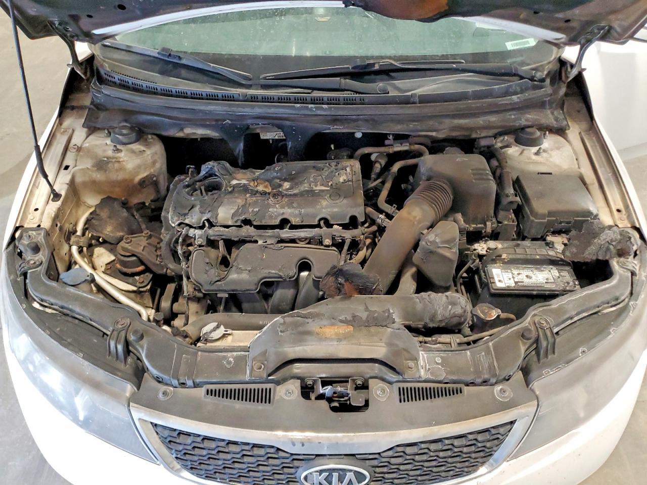 2012 Kia Forte Ex White vin: KNAFU4A26C5478093