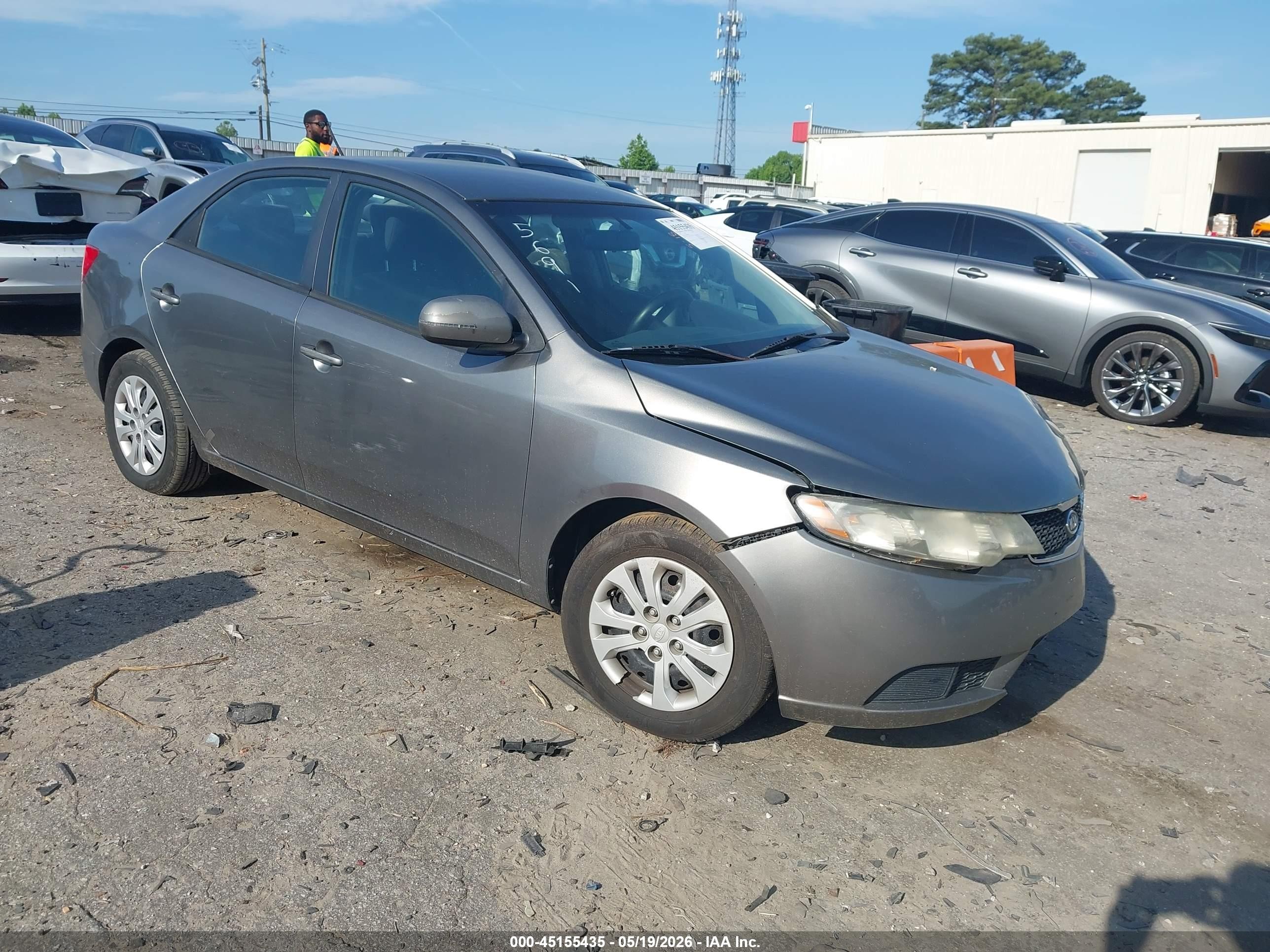 2012 Kia Forte Ex Silver vin: KNAFU4A26C5485691