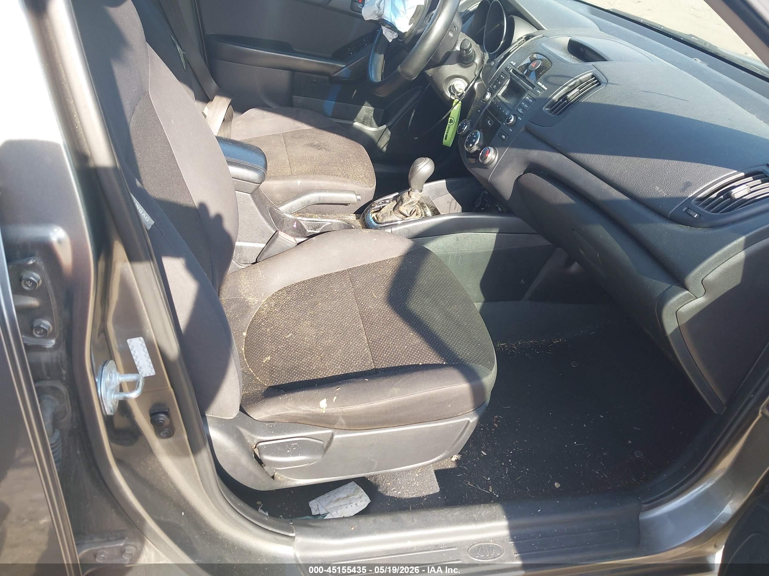 2012 Kia Forte Ex Silver vin: KNAFU4A26C5485691