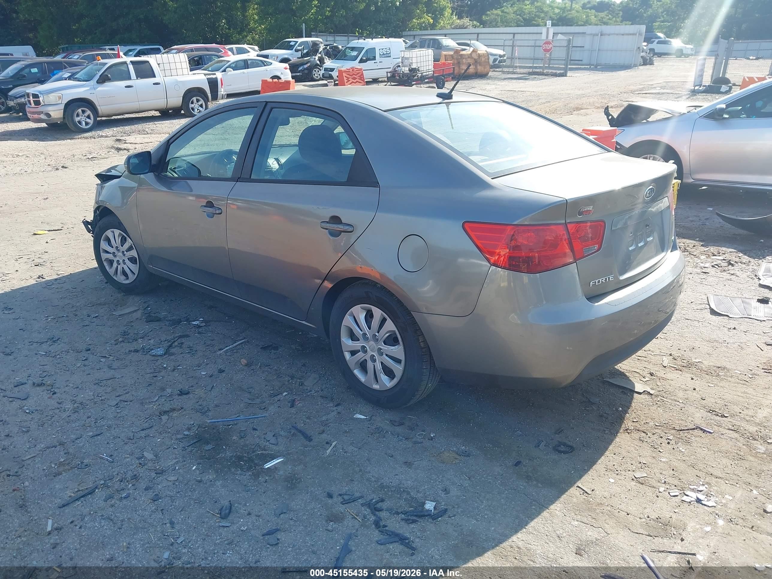 2012 Kia Forte Ex Silver vin: KNAFU4A26C5485691