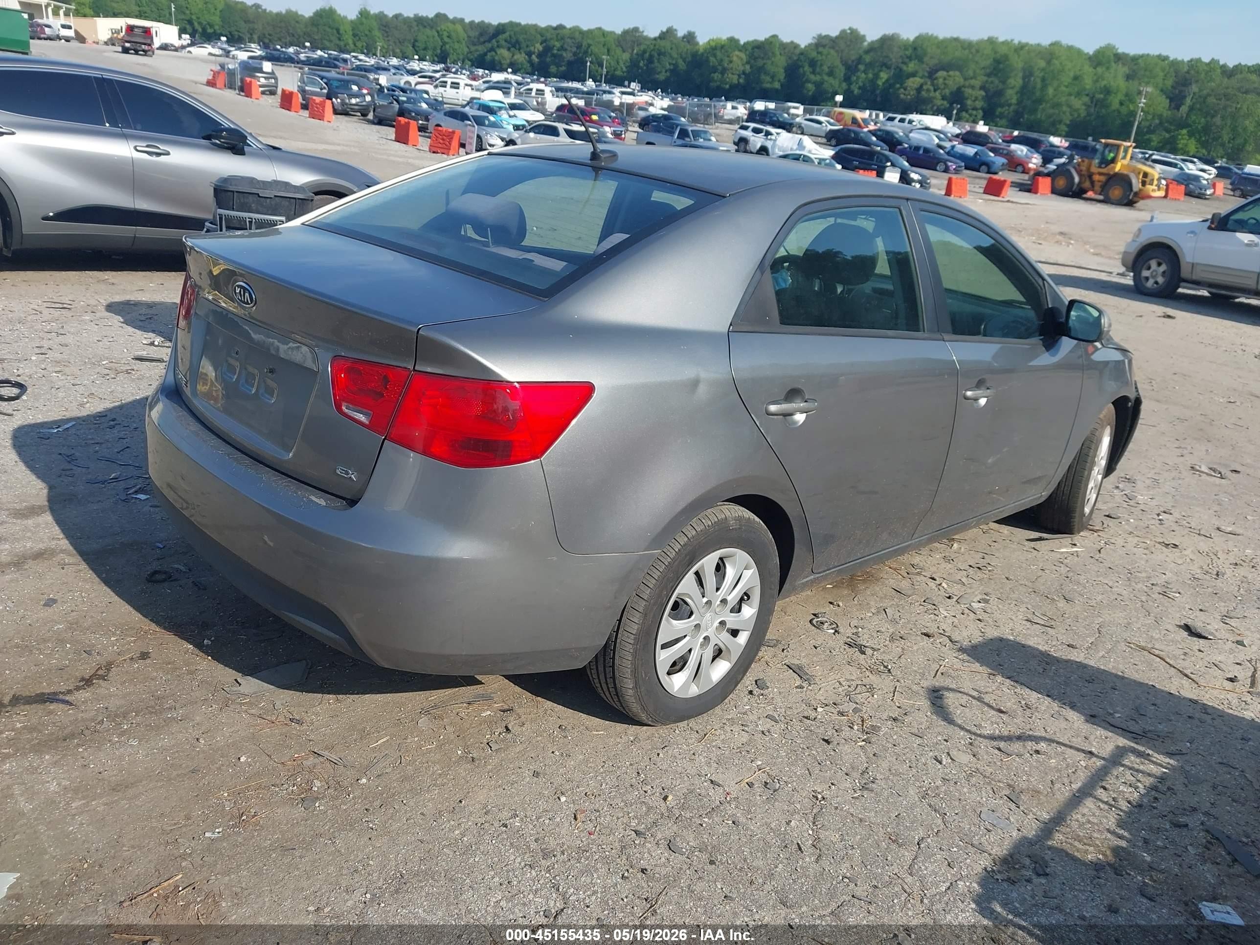 2012 Kia Forte Ex Silver vin: KNAFU4A26C5485691