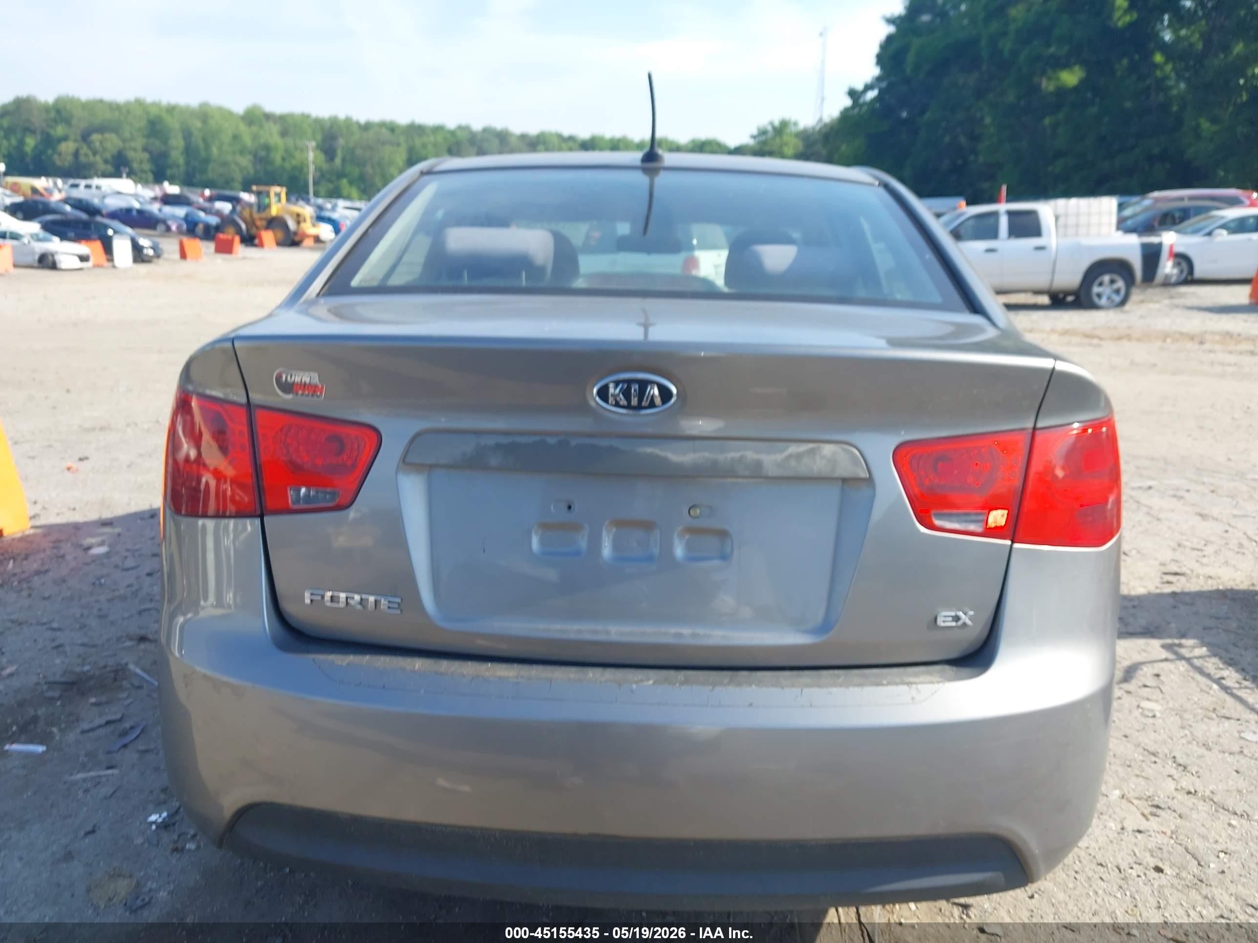 2012 Kia Forte Ex Silver vin: KNAFU4A26C5485691