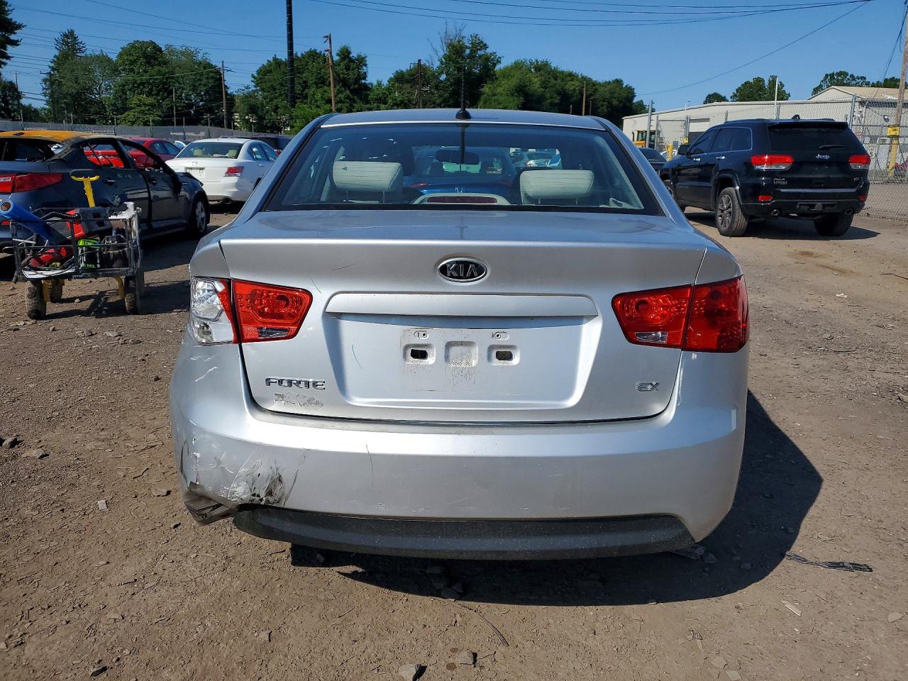 2012 Kia Forte Ex Серый vin: KNAFU4A26C5487182