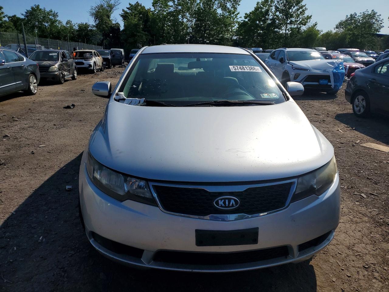 2012 Kia Forte Ex Серый vin: KNAFU4A26C5487182