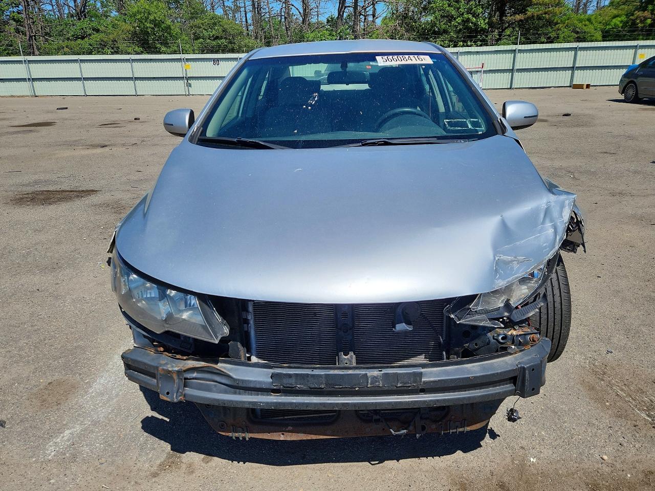 2012 Kia Forte Gray vin: KNAFU4A26C5494049
