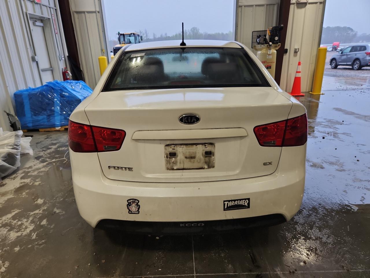 2012 Kia Forte Ex White vin: KNAFU4A26C5499090
