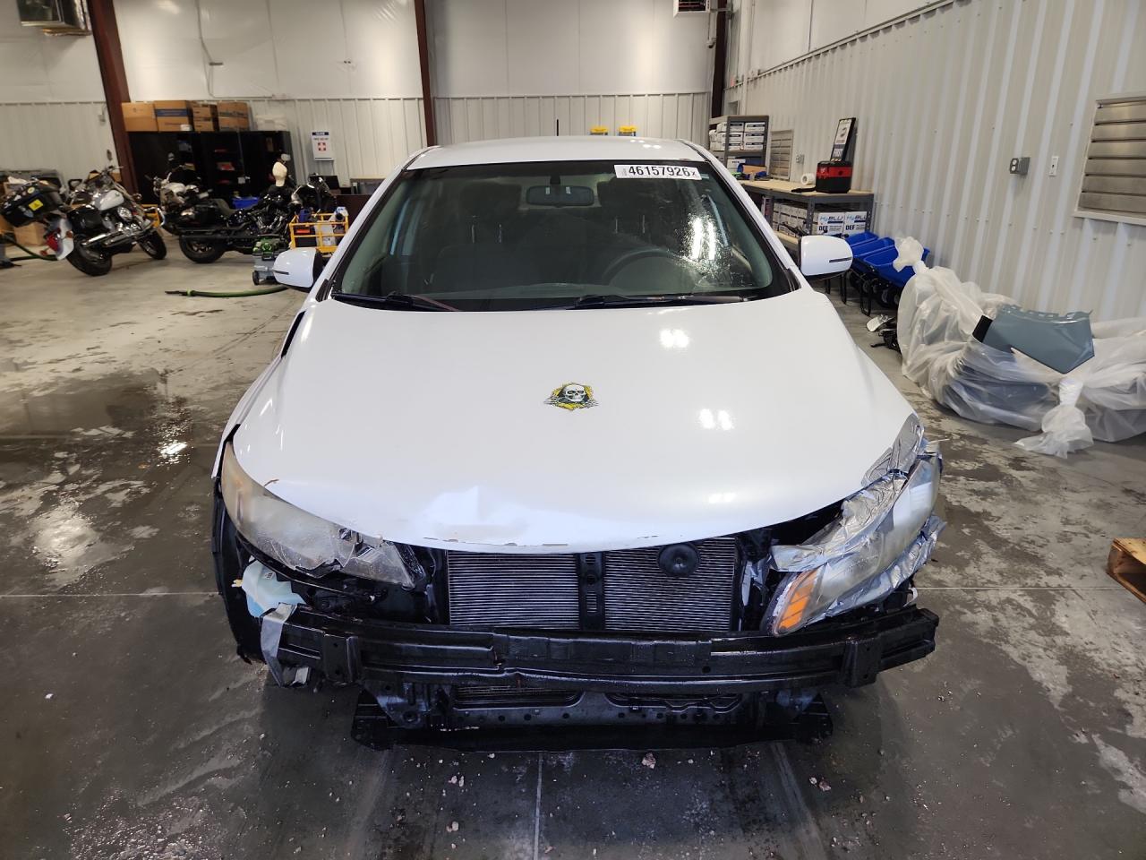 2012 Kia Forte Ex White vin: KNAFU4A26C5499090