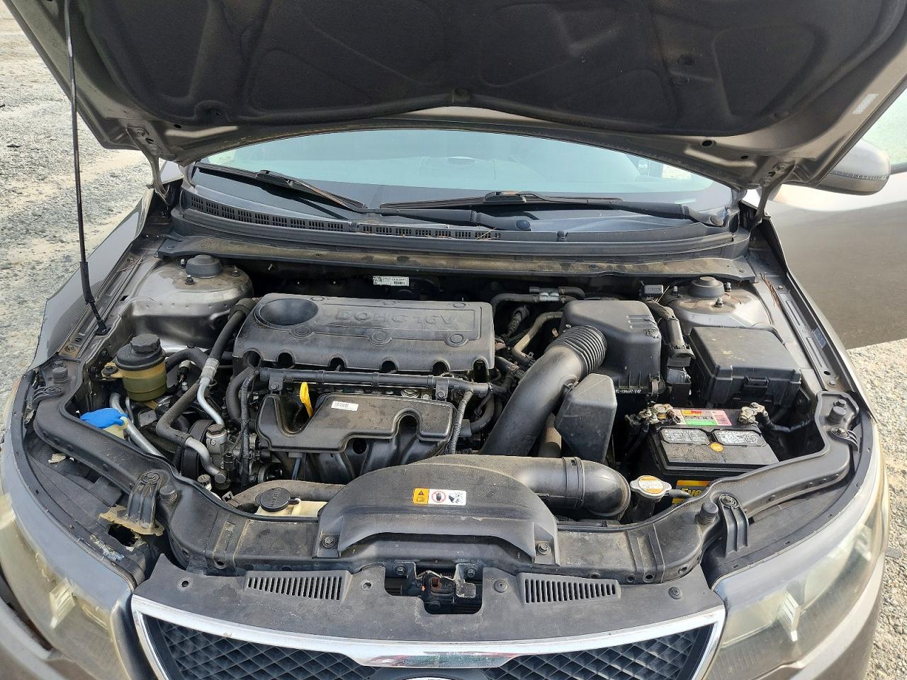 2012 Kia Forte Ex Gray vin: KNAFU4A26C5504725