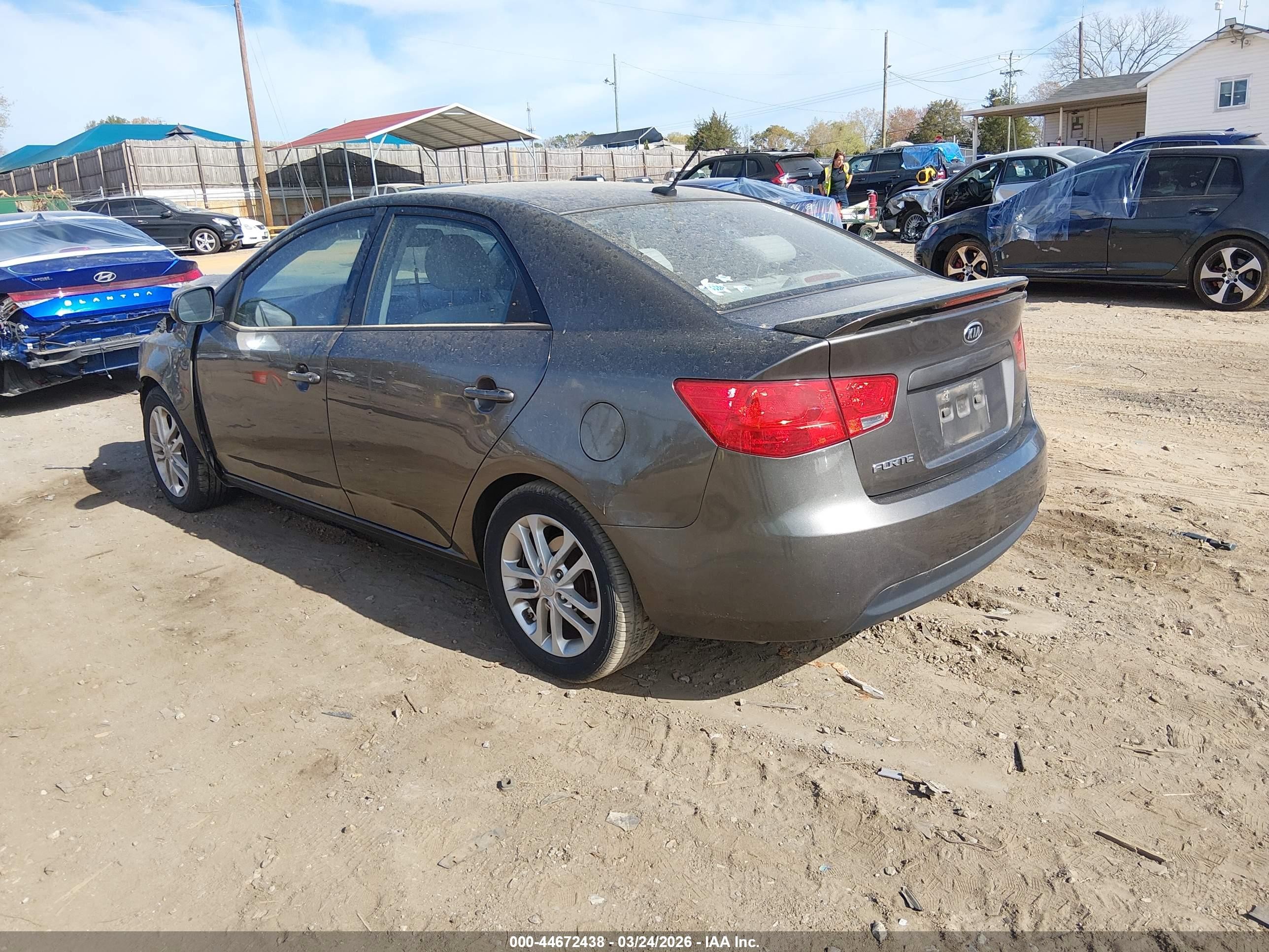 2012 Kia Forte Ex Brown vin: KNAFU4A26C5514302