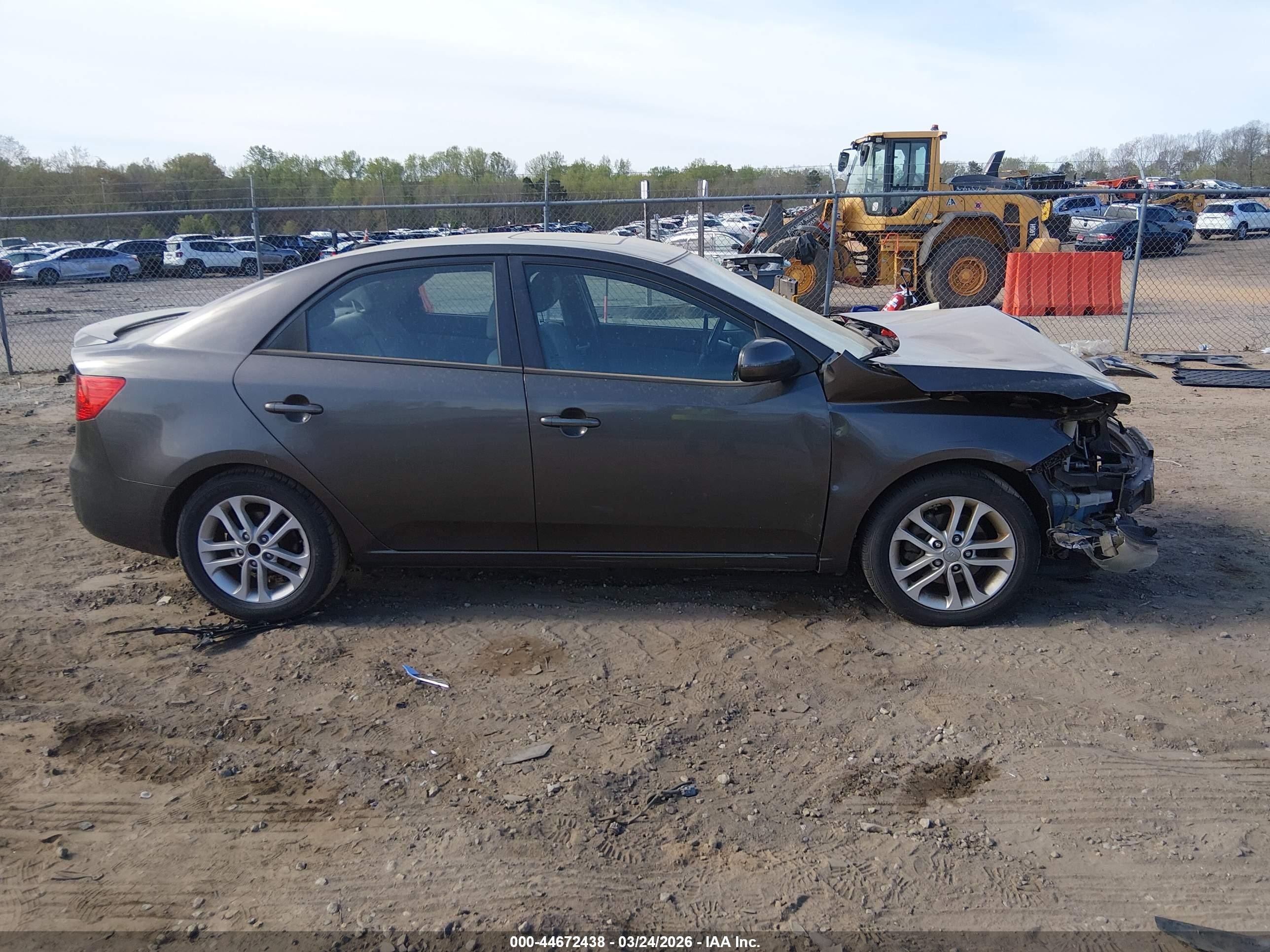 2012 Kia Forte Ex Brown vin: KNAFU4A26C5514302