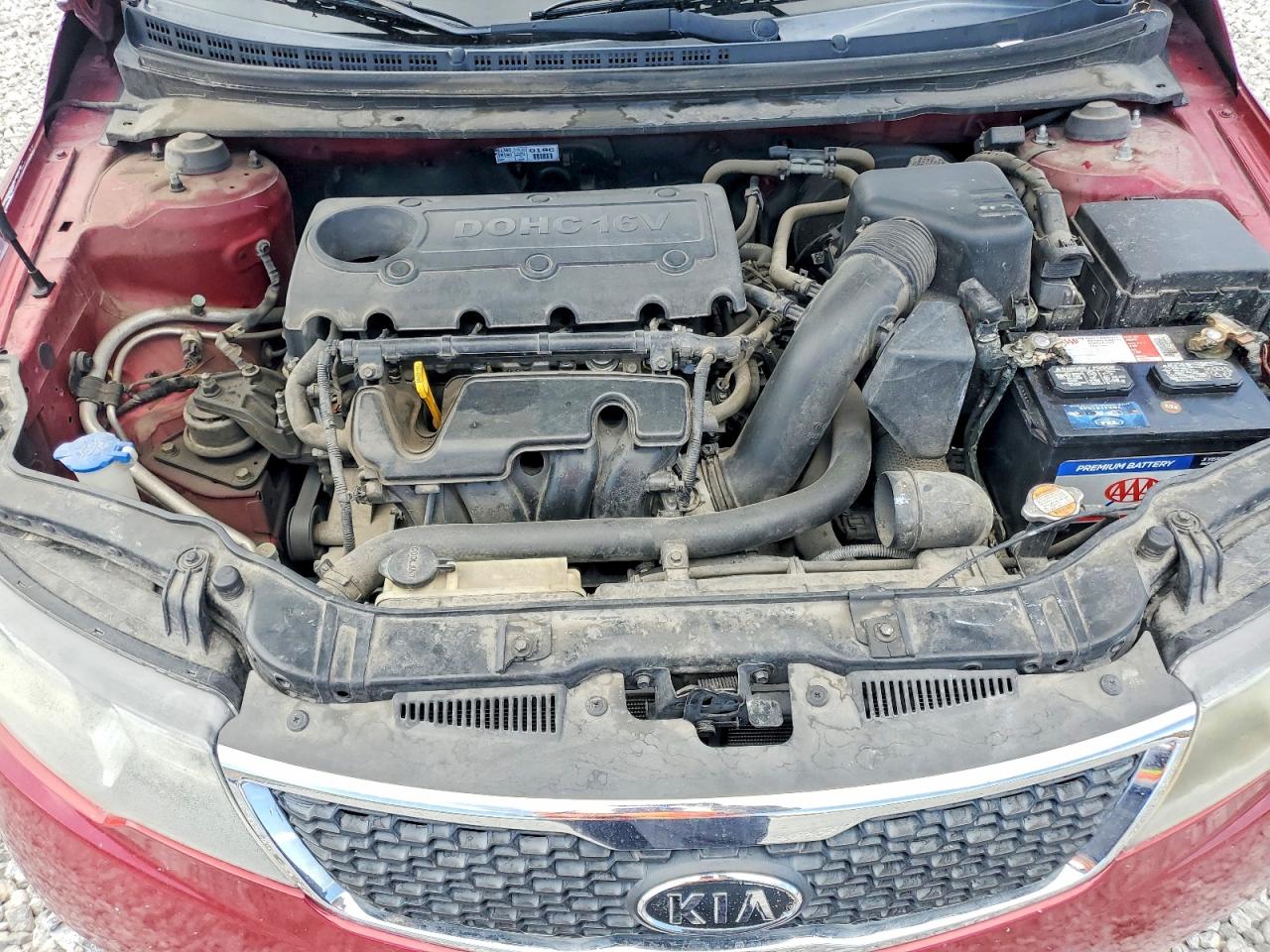 2012 Kia Forte Ex Burgundy vin: KNAFU4A26C5521797