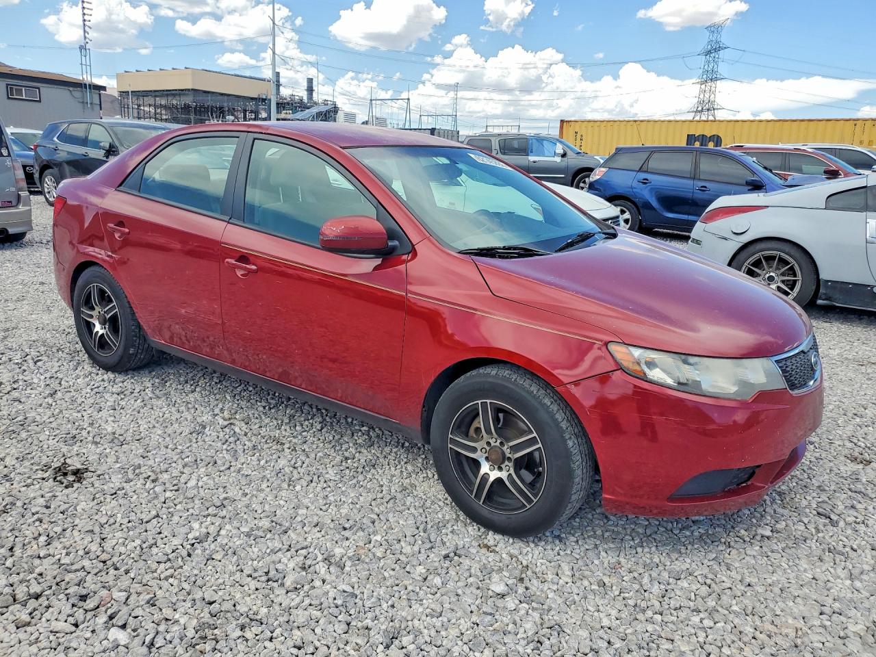 2012 Kia Forte Ex Burgundy vin: KNAFU4A26C5521797