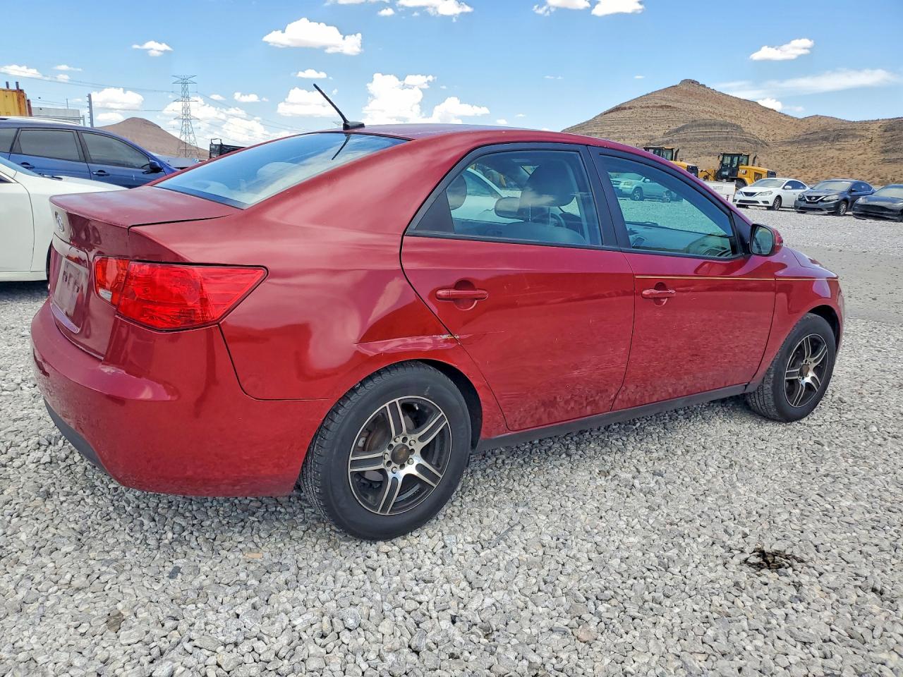 2012 Kia Forte Ex Burgundy vin: KNAFU4A26C5521797