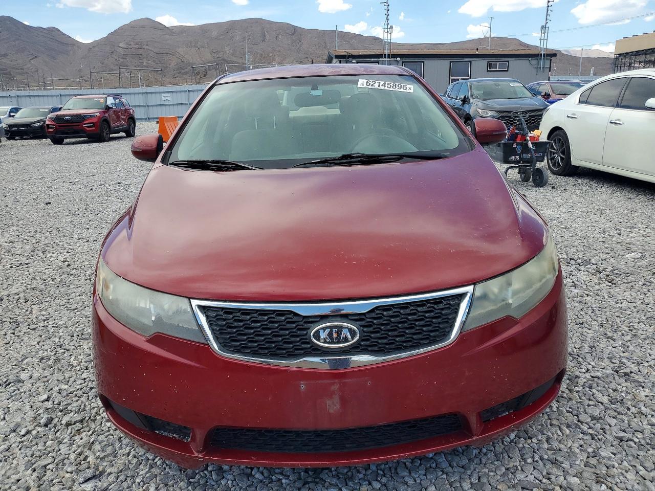 2012 Kia Forte Ex Burgundy vin: KNAFU4A26C5521797