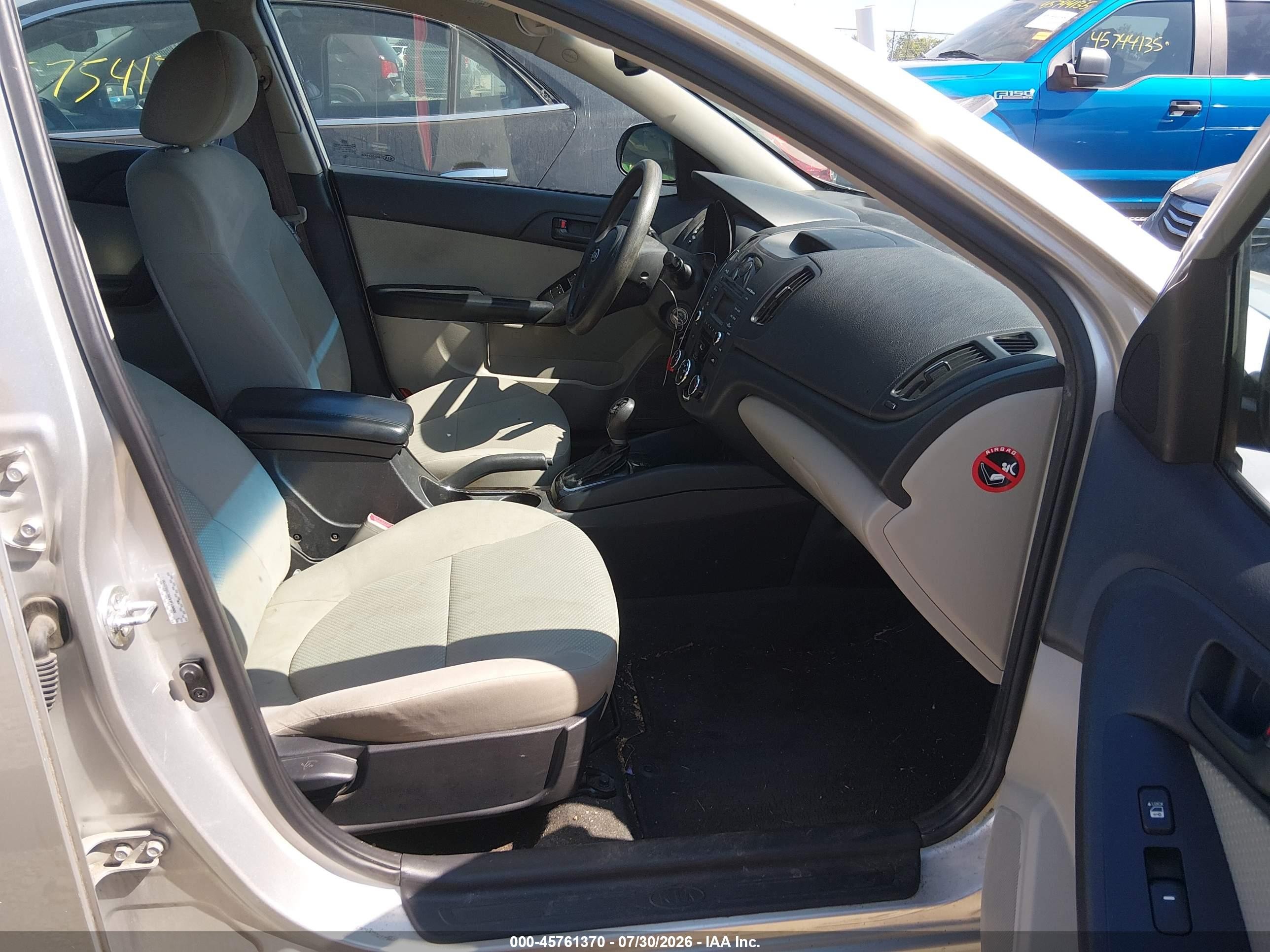 2012 Kia Forte Ex Silver vin: KNAFU4A26C5553200