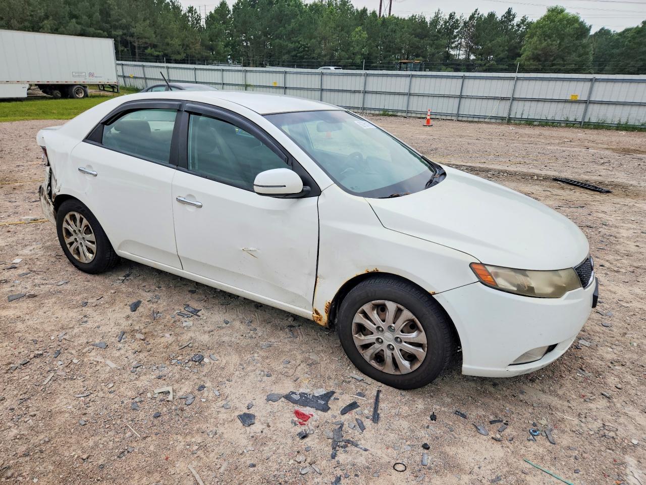 2012 Kia Forte Ex White vin: KNAFU4A26C5578937