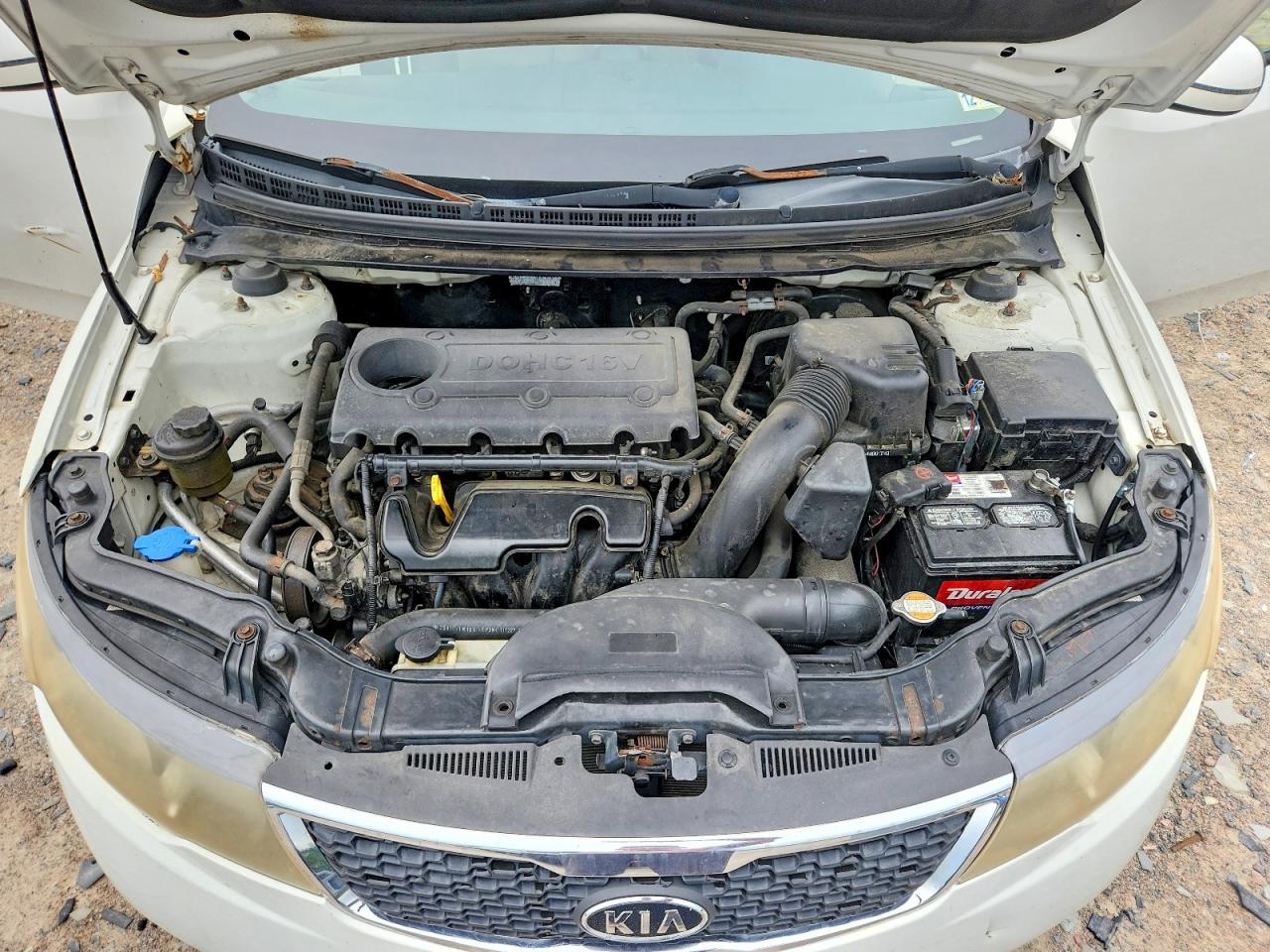 2012 Kia Forte Ex White vin: KNAFU4A26C5578937