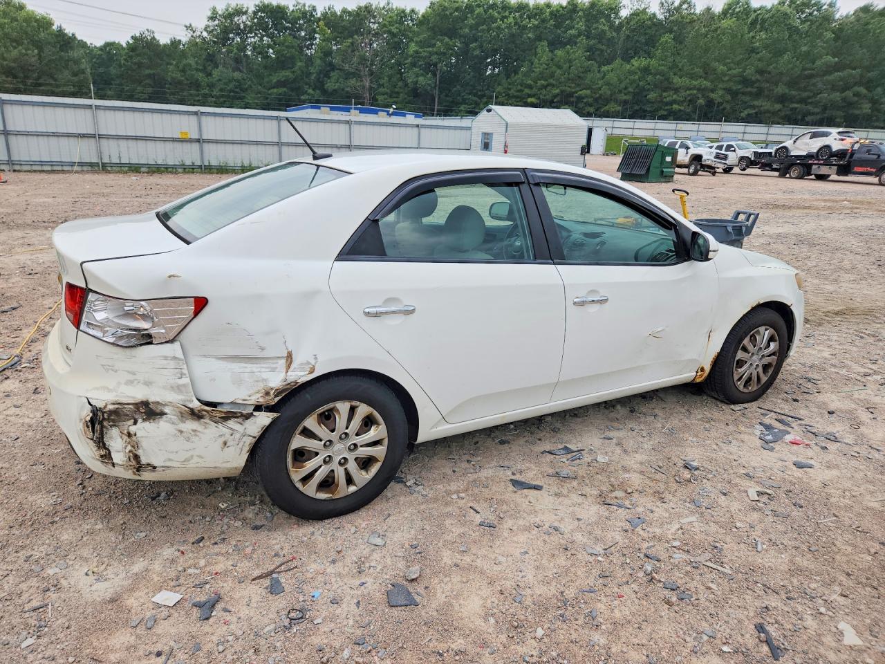 2012 Kia Forte Ex White vin: KNAFU4A26C5578937