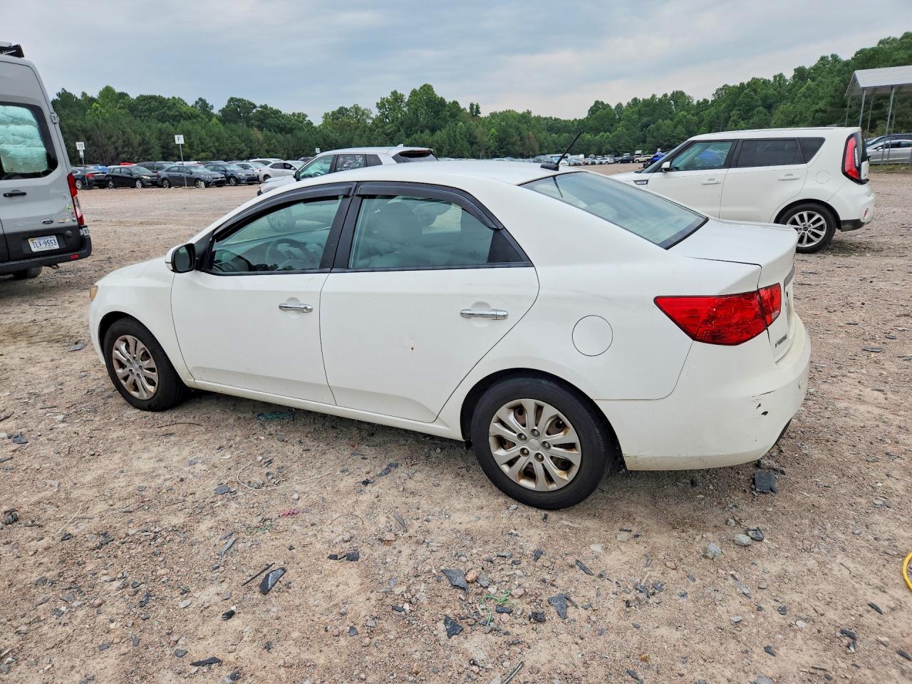 2012 Kia Forte Ex White vin: KNAFU4A26C5578937