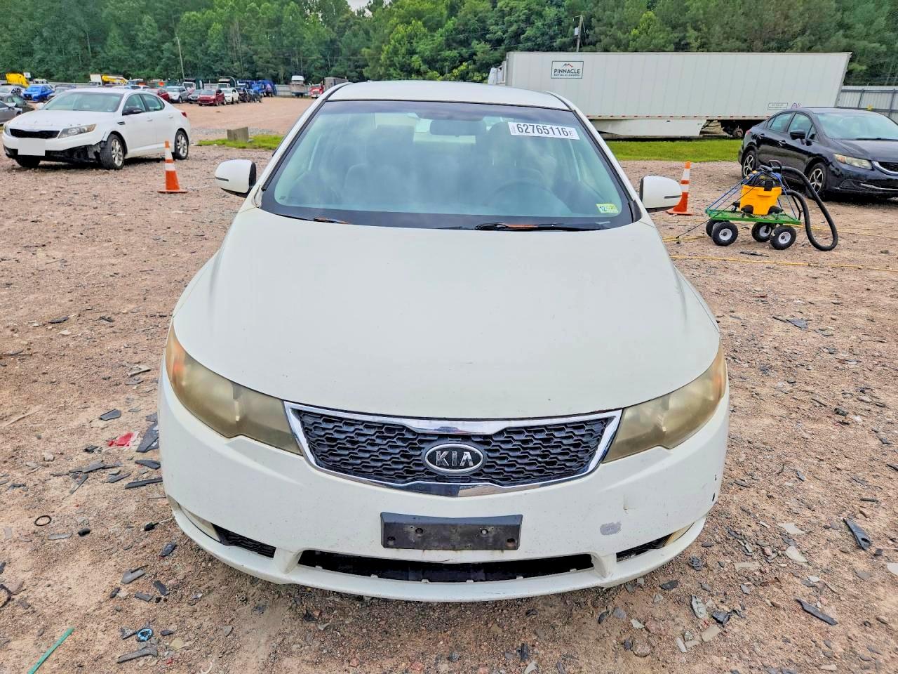 2012 Kia Forte Ex White vin: KNAFU4A26C5578937