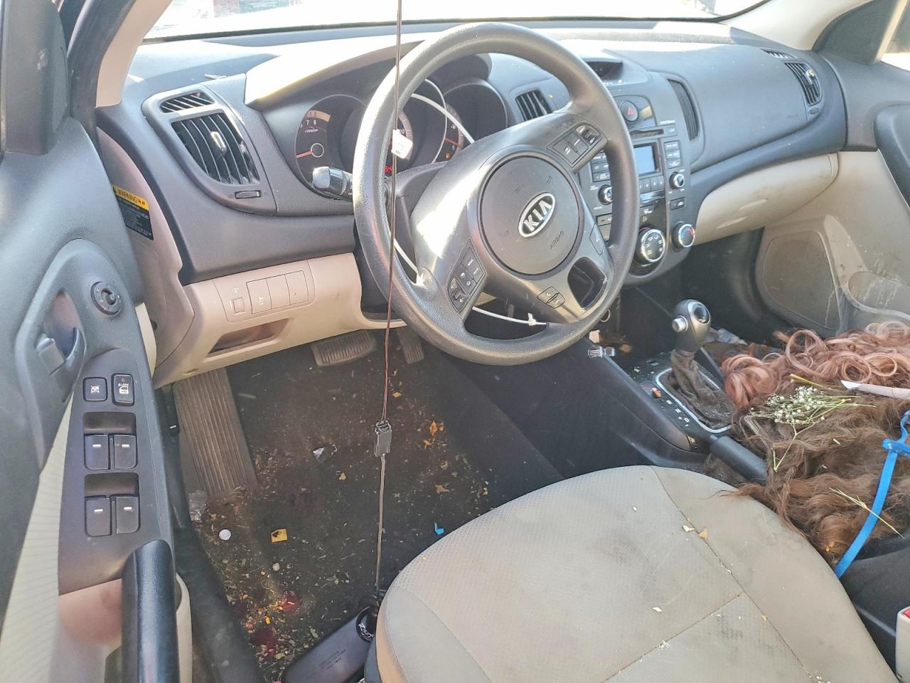 2012 Kia Forte Ex Черный vin: KNAFU4A26C5585452