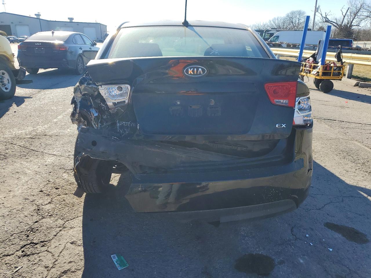 2012 Kia Forte Ex Черный vin: KNAFU4A26C5585452