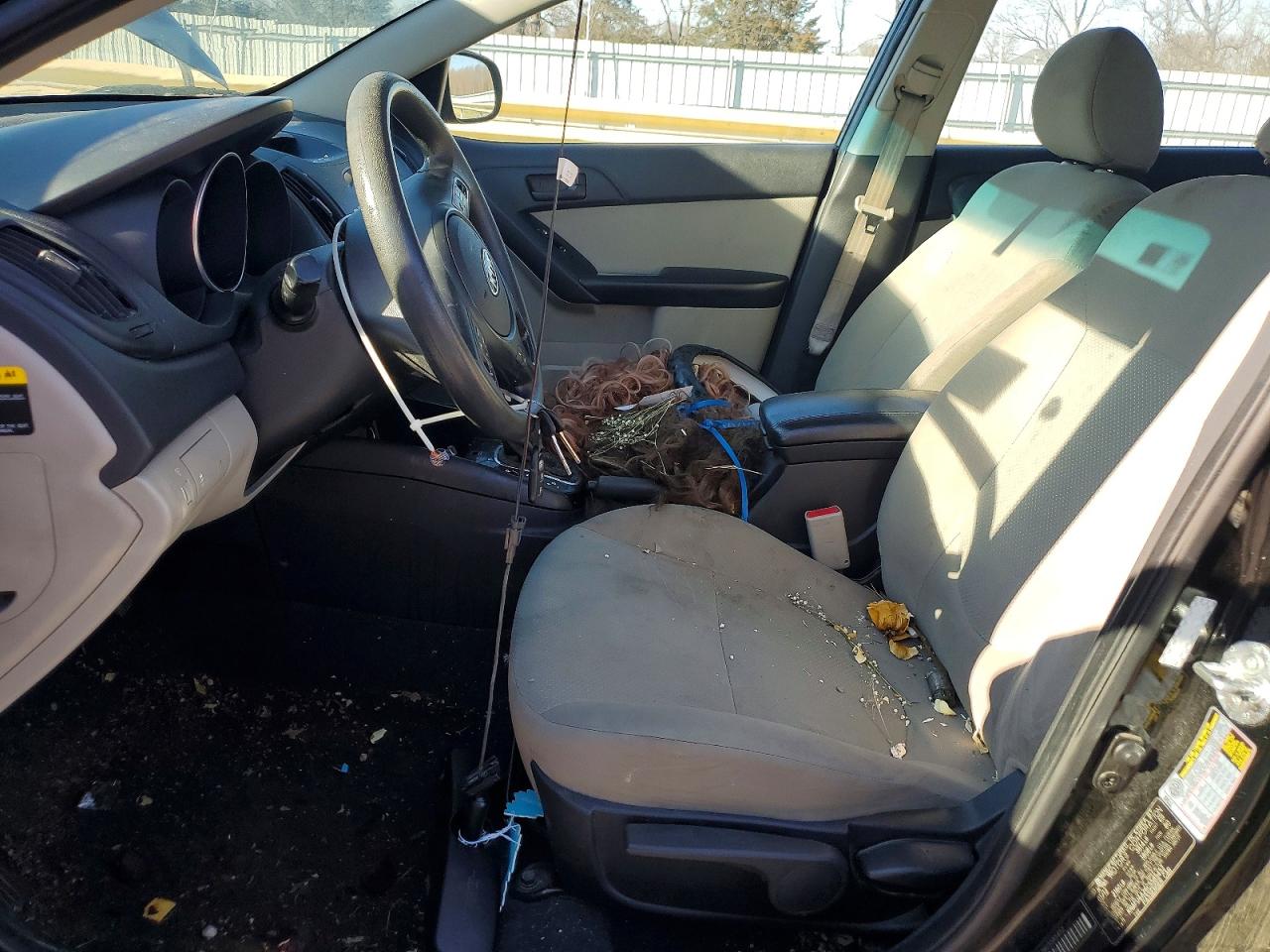 2012 Kia Forte Ex Черный vin: KNAFU4A26C5585452