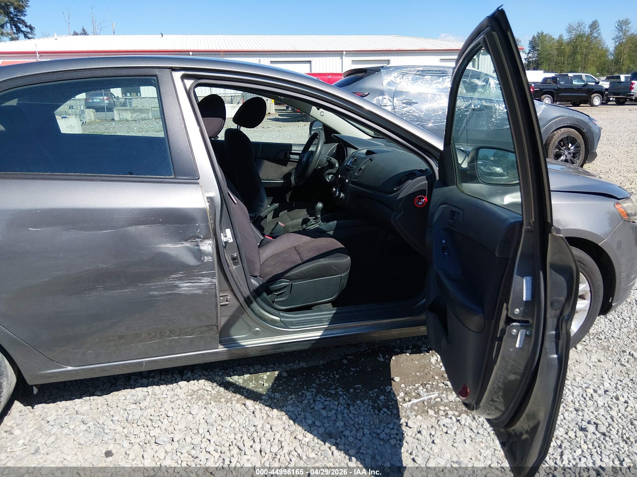 2012 Kia Forte Ex Серый vin: KNAFU4A26C5586875