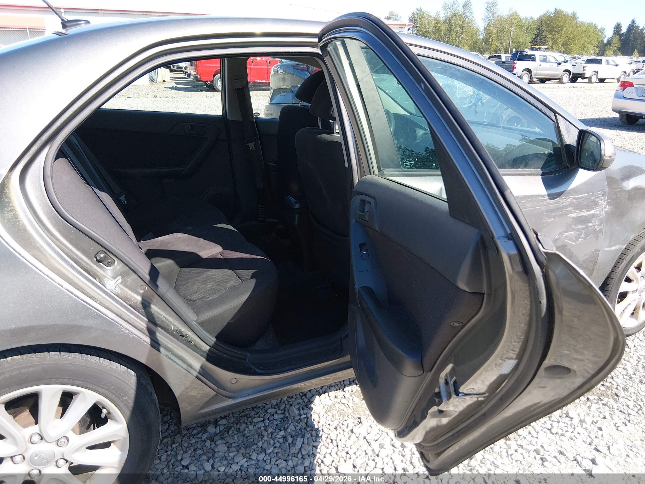 2012 Kia Forte Ex Серый vin: KNAFU4A26C5586875