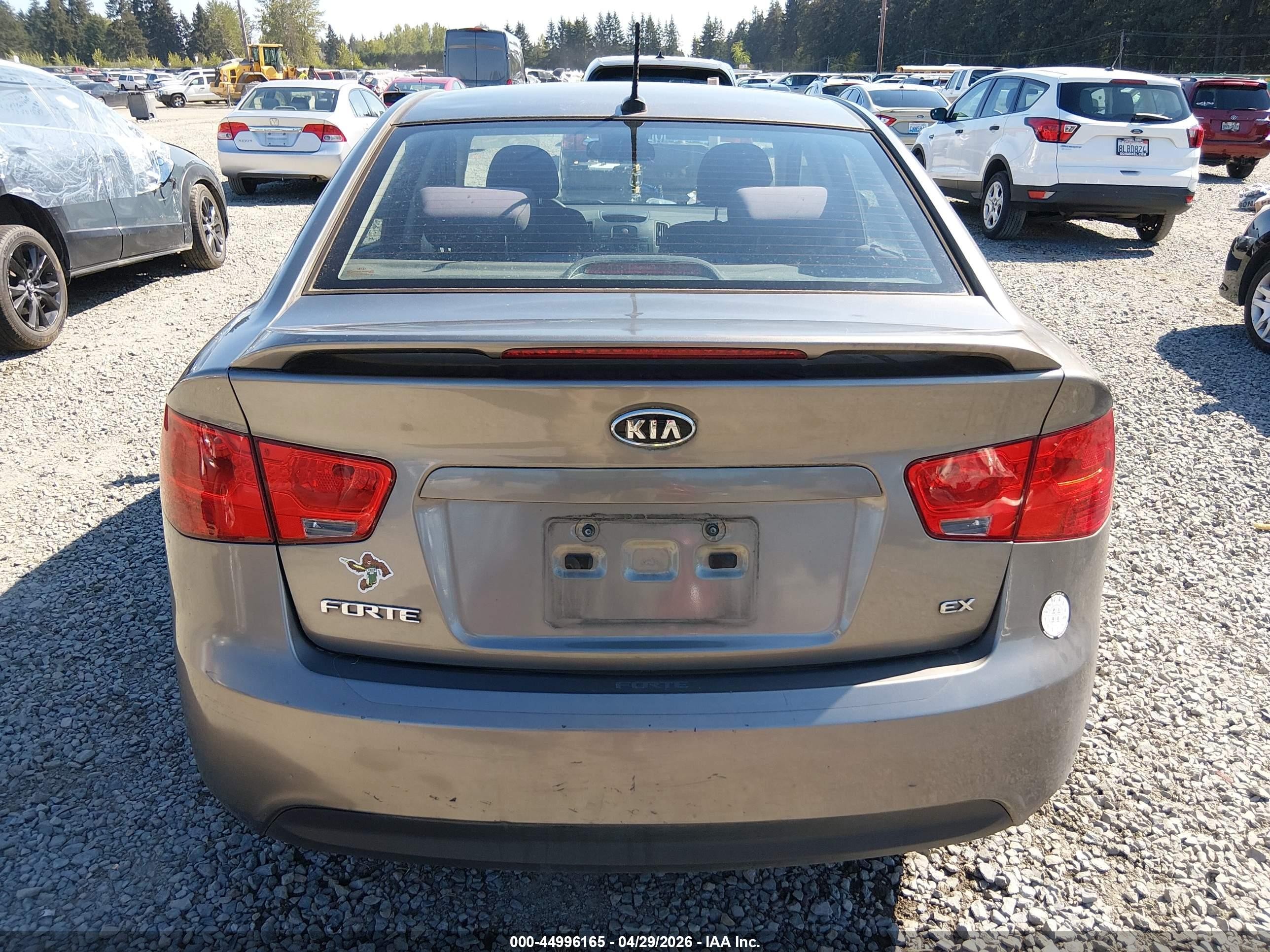 2012 Kia Forte Ex Серый vin: KNAFU4A26C5586875