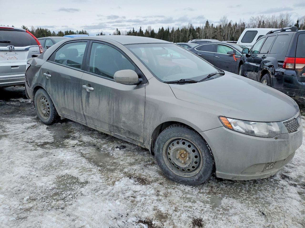 2012 Kia Forte Ex Gray vin: KNAFU4A26C5635931