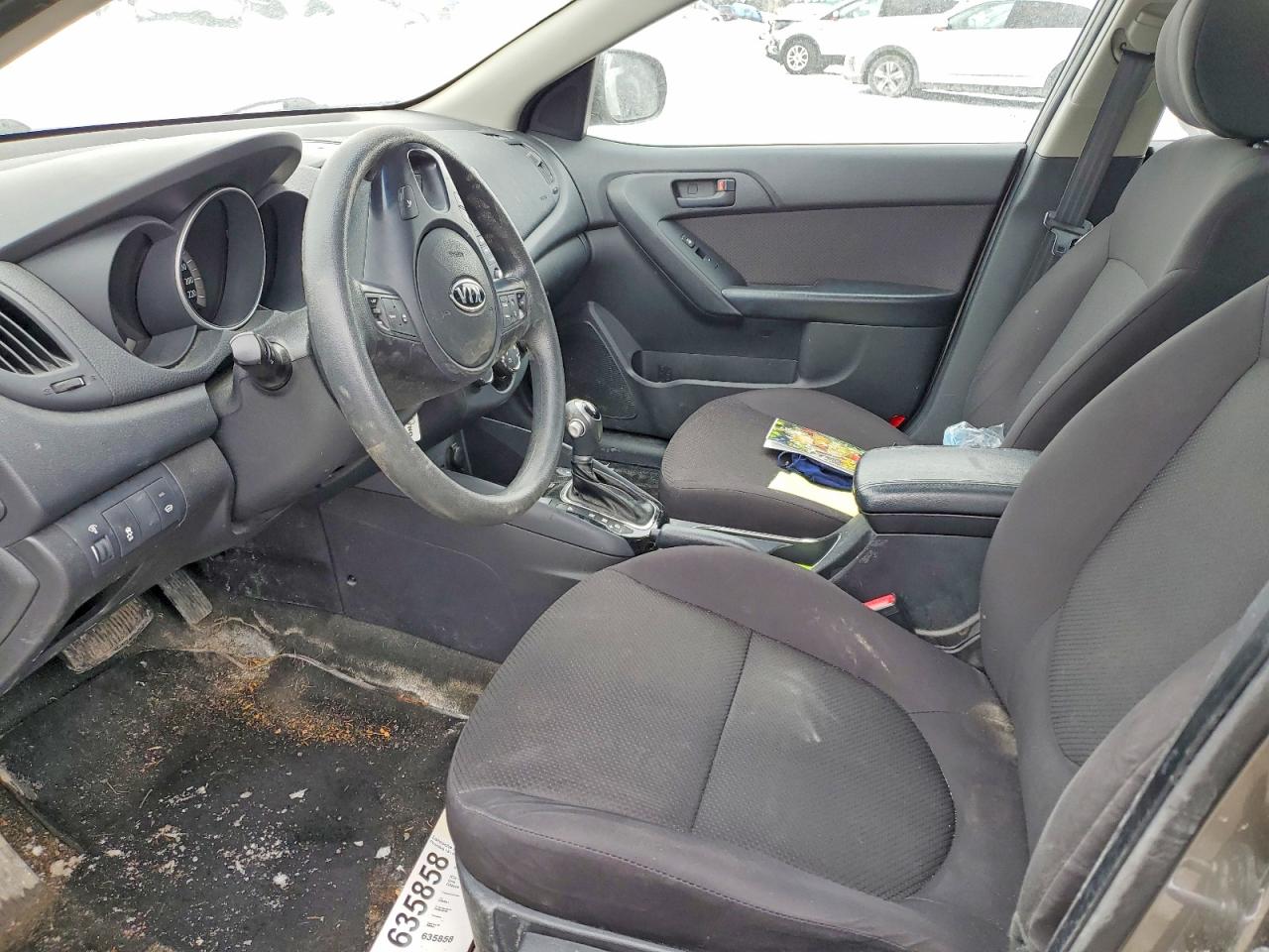 2012 Kia Forte Ex Gray vin: KNAFU4A26C5635931