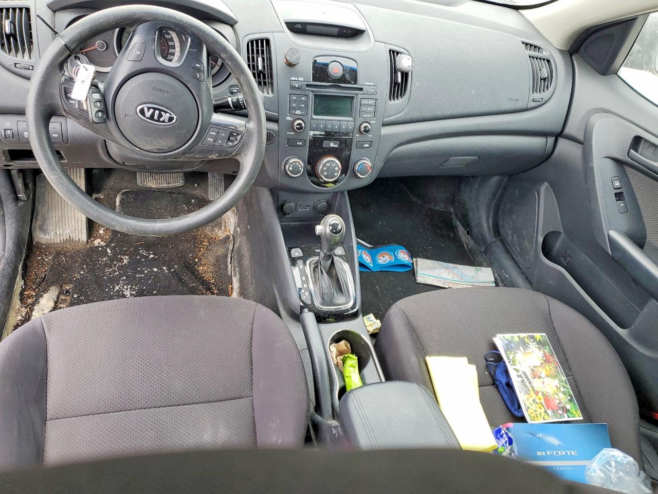 2012 Kia Forte Ex Gray vin: KNAFU4A26C5635931