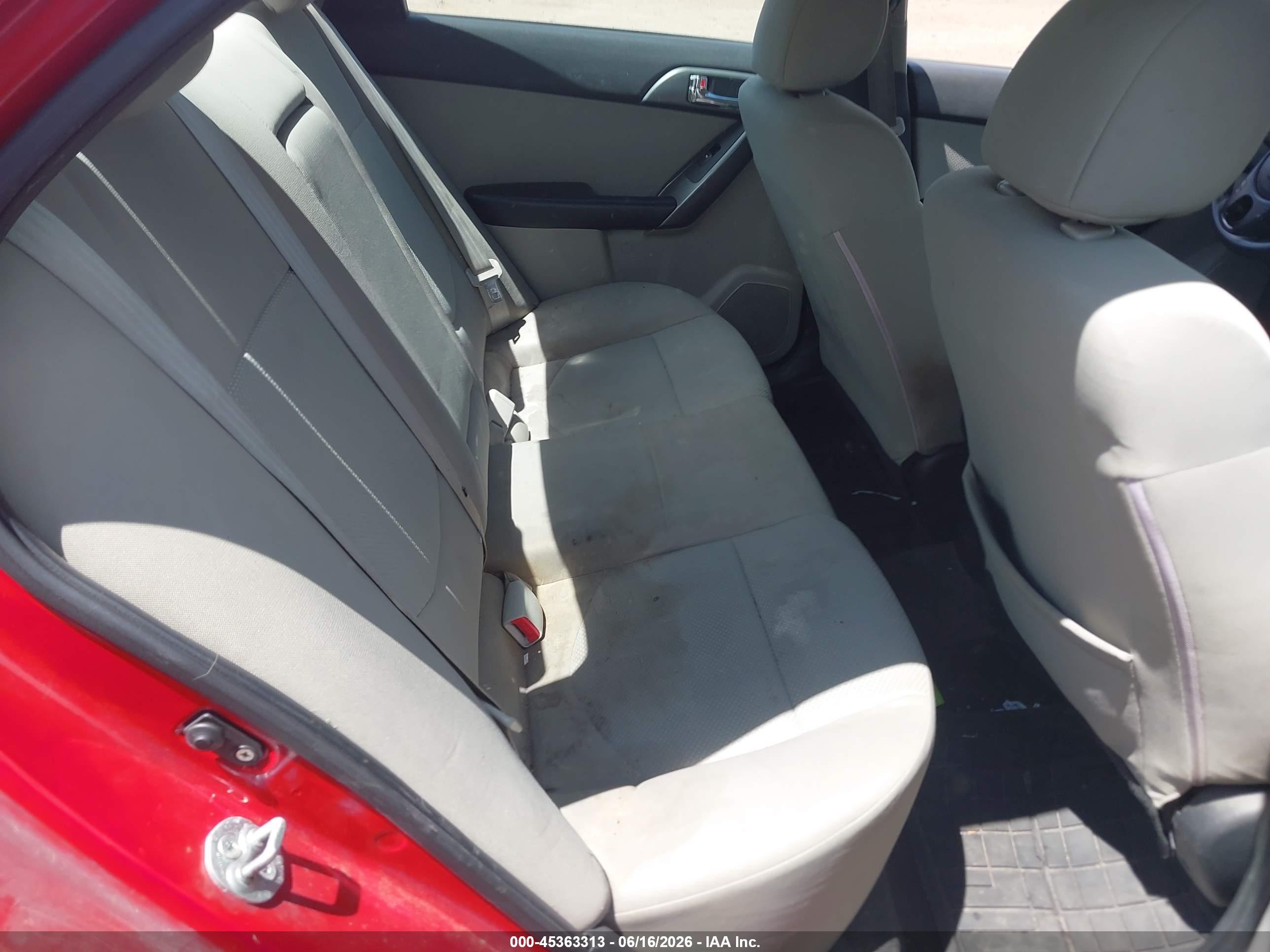 2013 Kia Forte Ex Red vin: KNAFU4A26D5692650