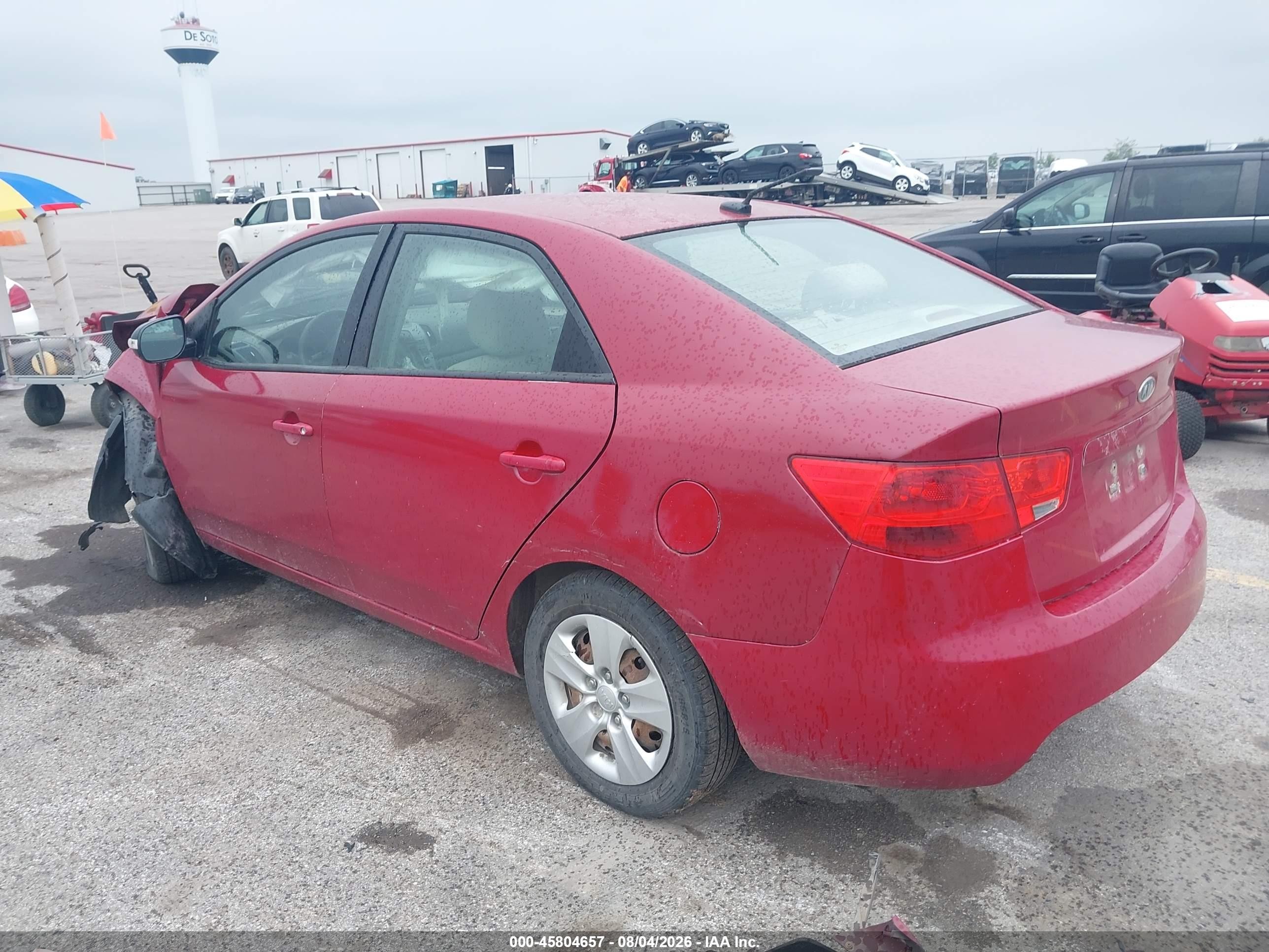 2013 Kia Forte Ex Red vin: KNAFU4A26D5696309