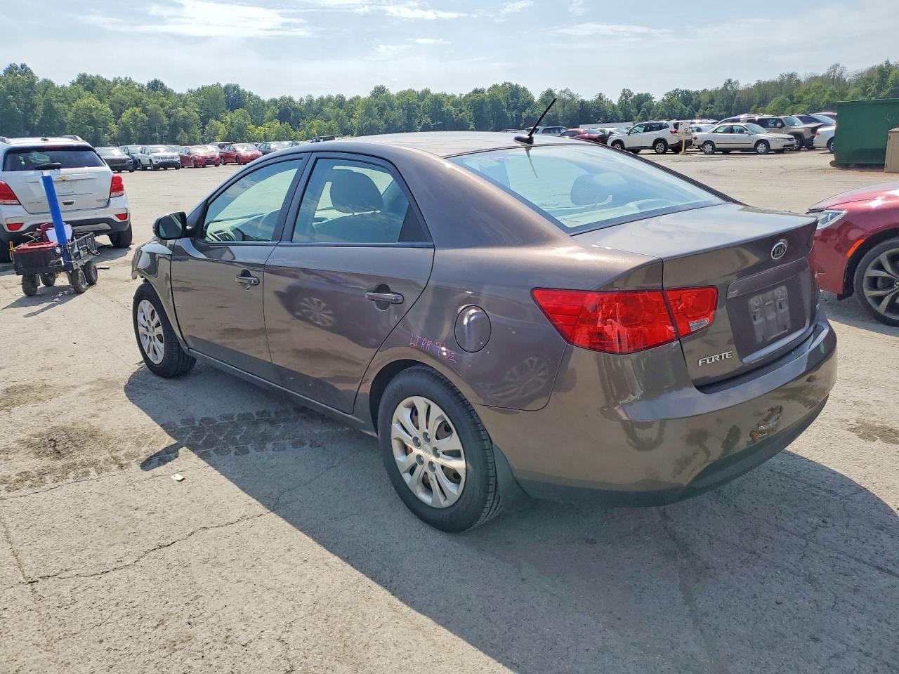 2013 Kia Forte Ex Brown vin: KNAFU4A26D5704117