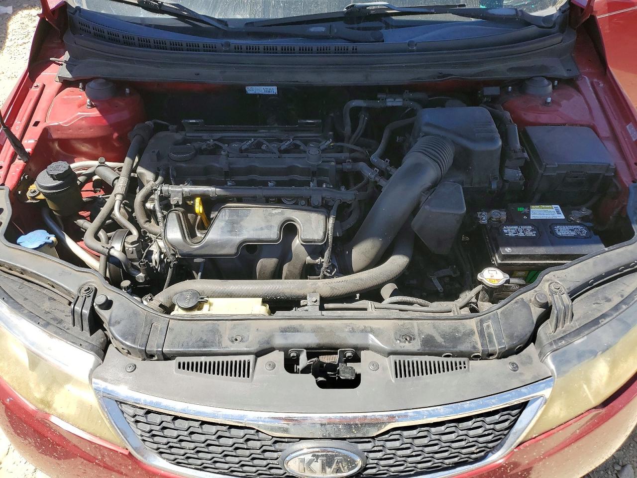 2013 Kia Forte Ex Red vin: KNAFU4A26D5728238