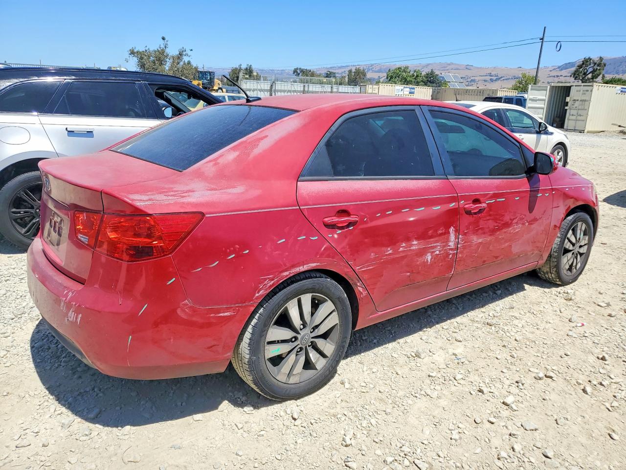 2013 Kia Forte Ex Red vin: KNAFU4A26D5728238