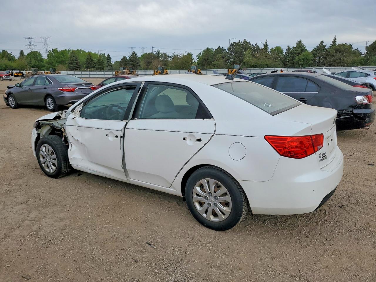 2013 Kia Forte Ex White vin: KNAFU4A26D5731219
