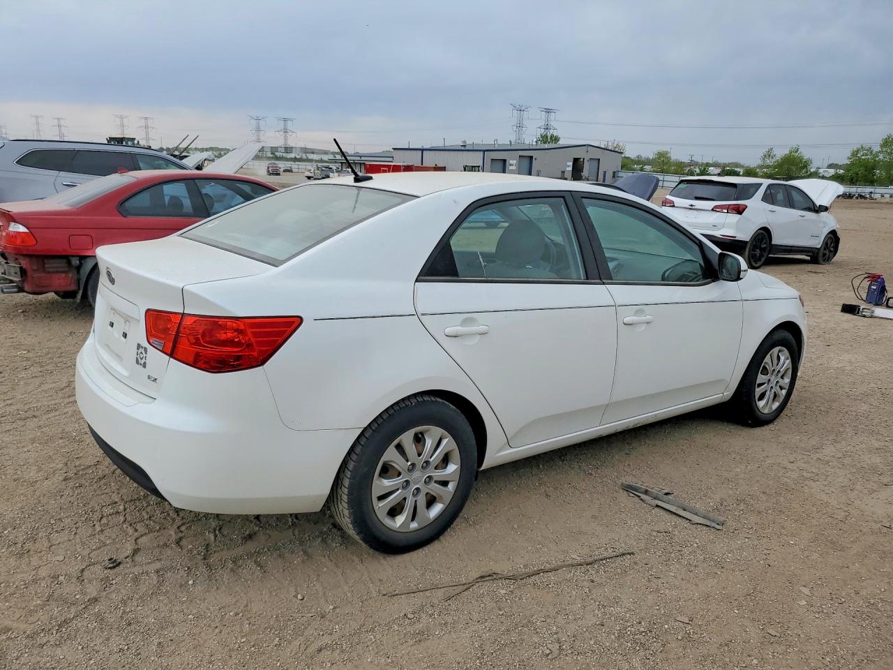2013 Kia Forte Ex White vin: KNAFU4A26D5731219