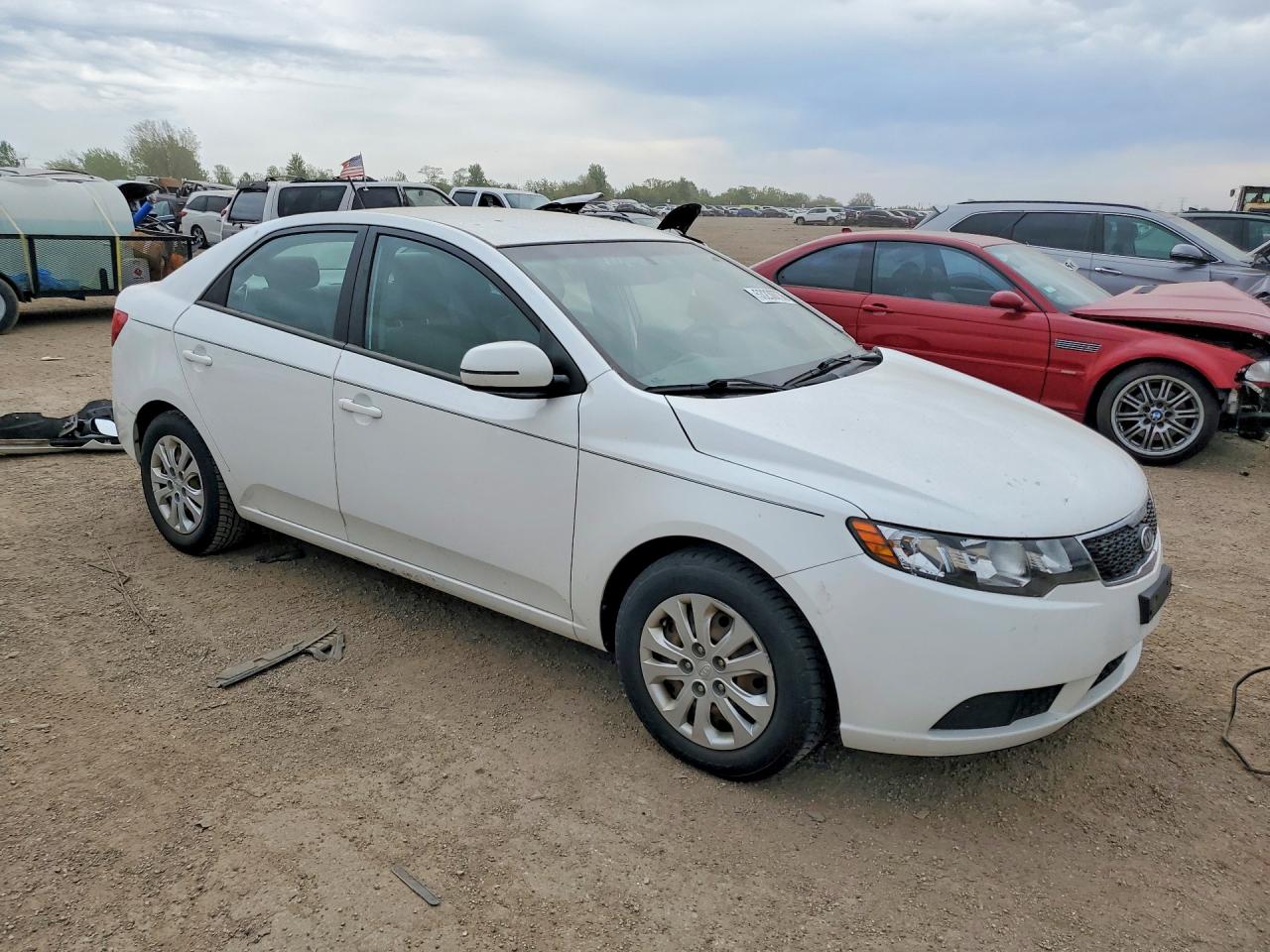 2013 Kia Forte Ex White vin: KNAFU4A26D5731219
