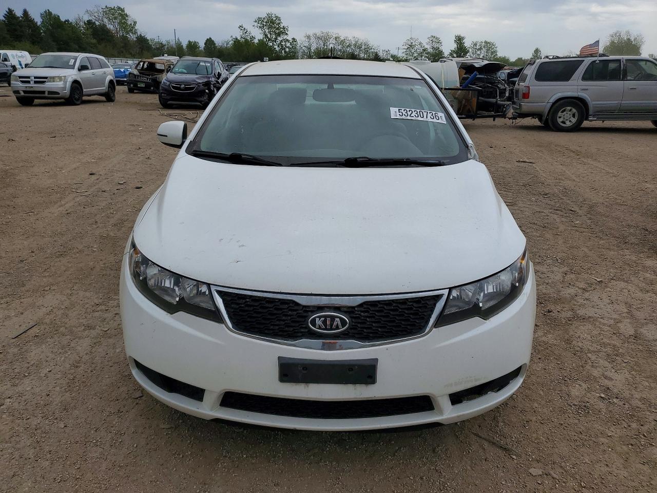 2013 Kia Forte Ex White vin: KNAFU4A26D5731219